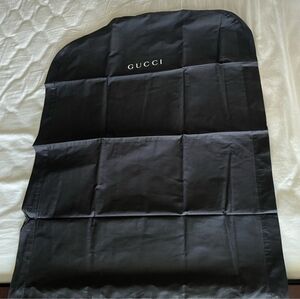 Gucci black garment bag
